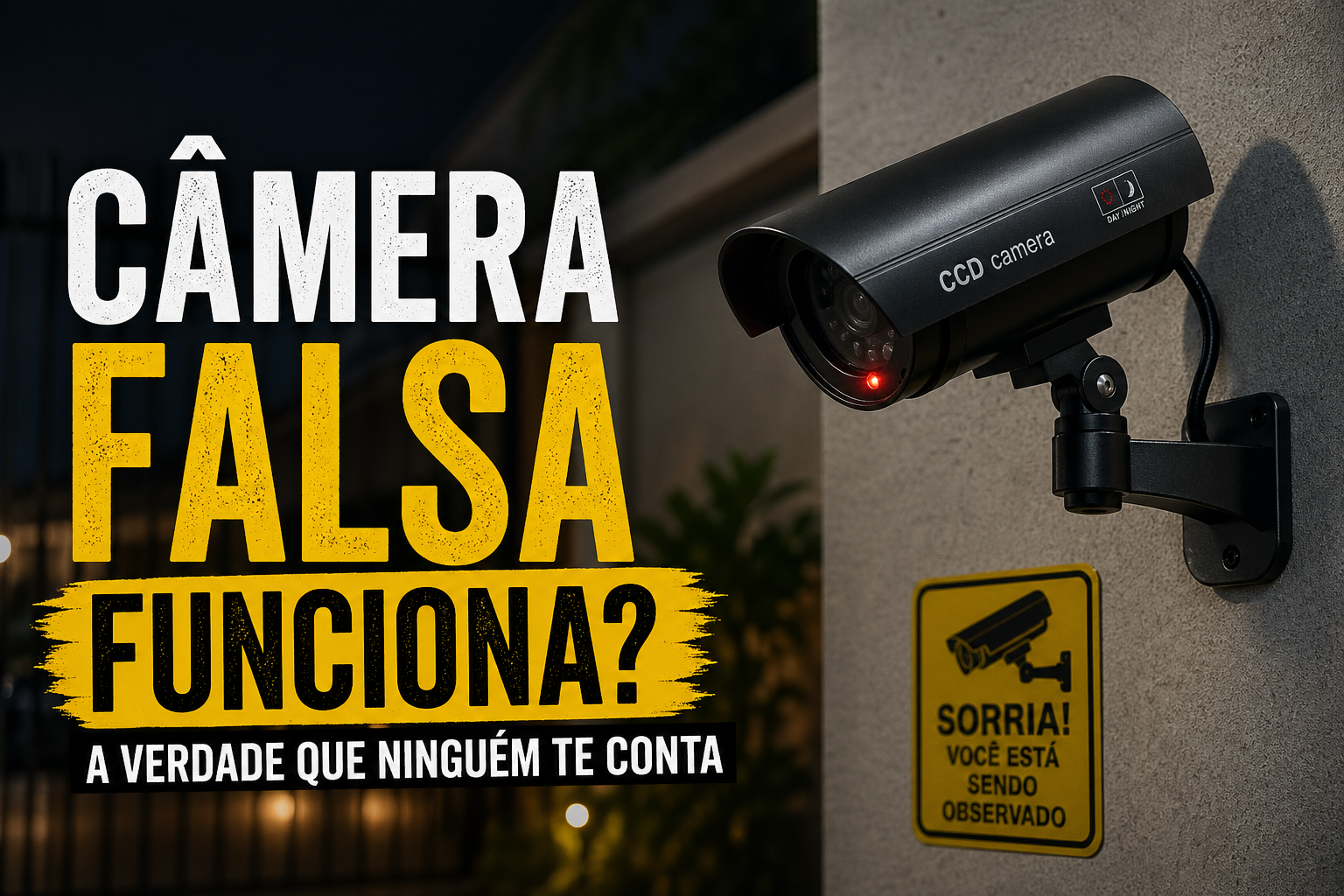 Câmera Falsa Funciona? A Verdade Que Ninguém Te Conta