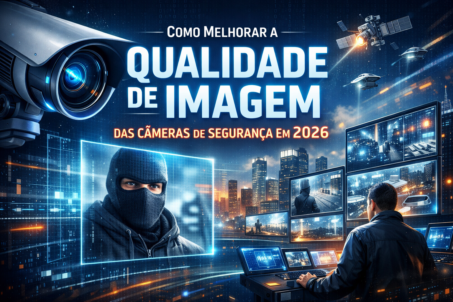 Como melhorar imagem de câmeras de segurança