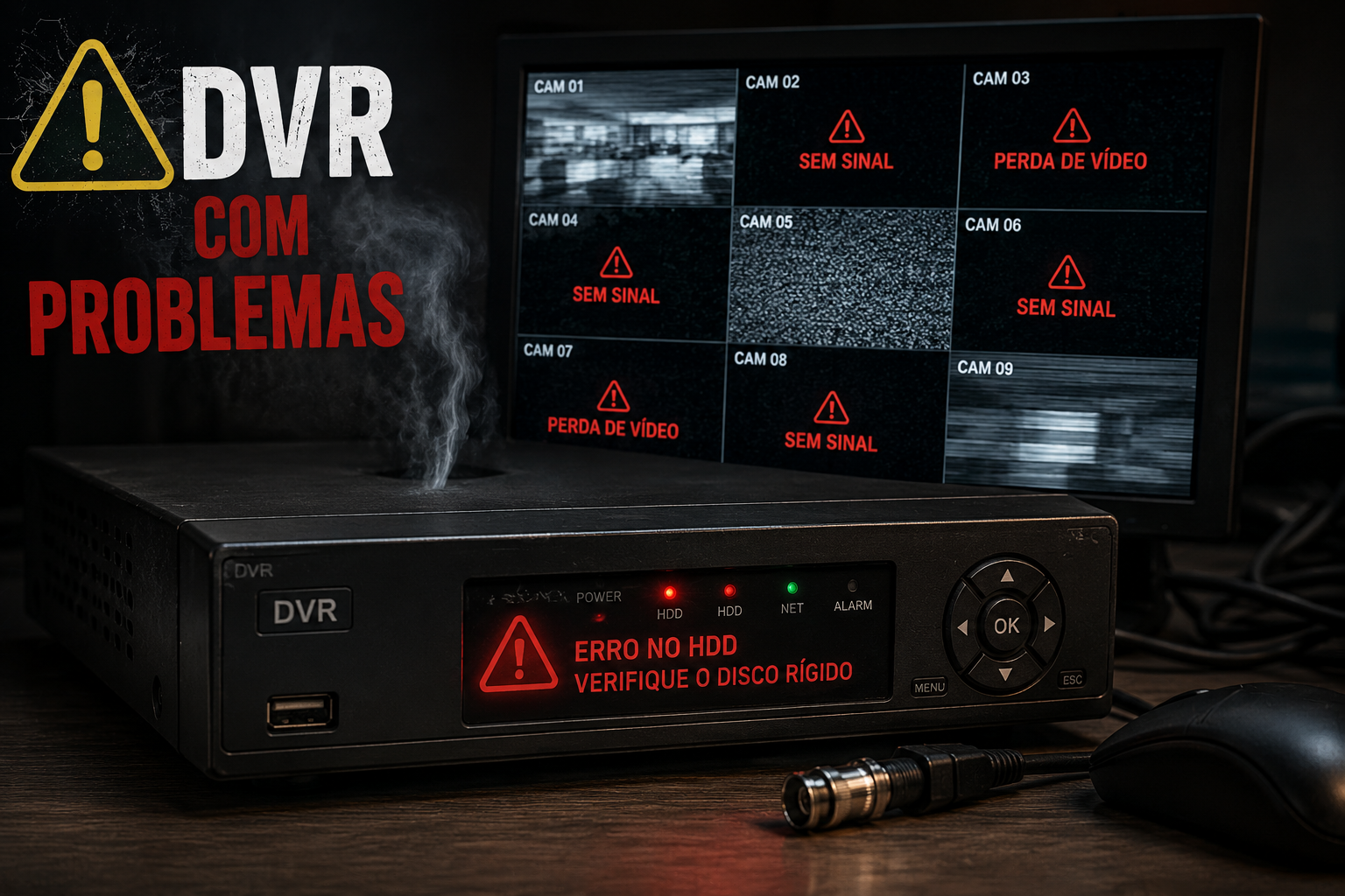 DVR com problema