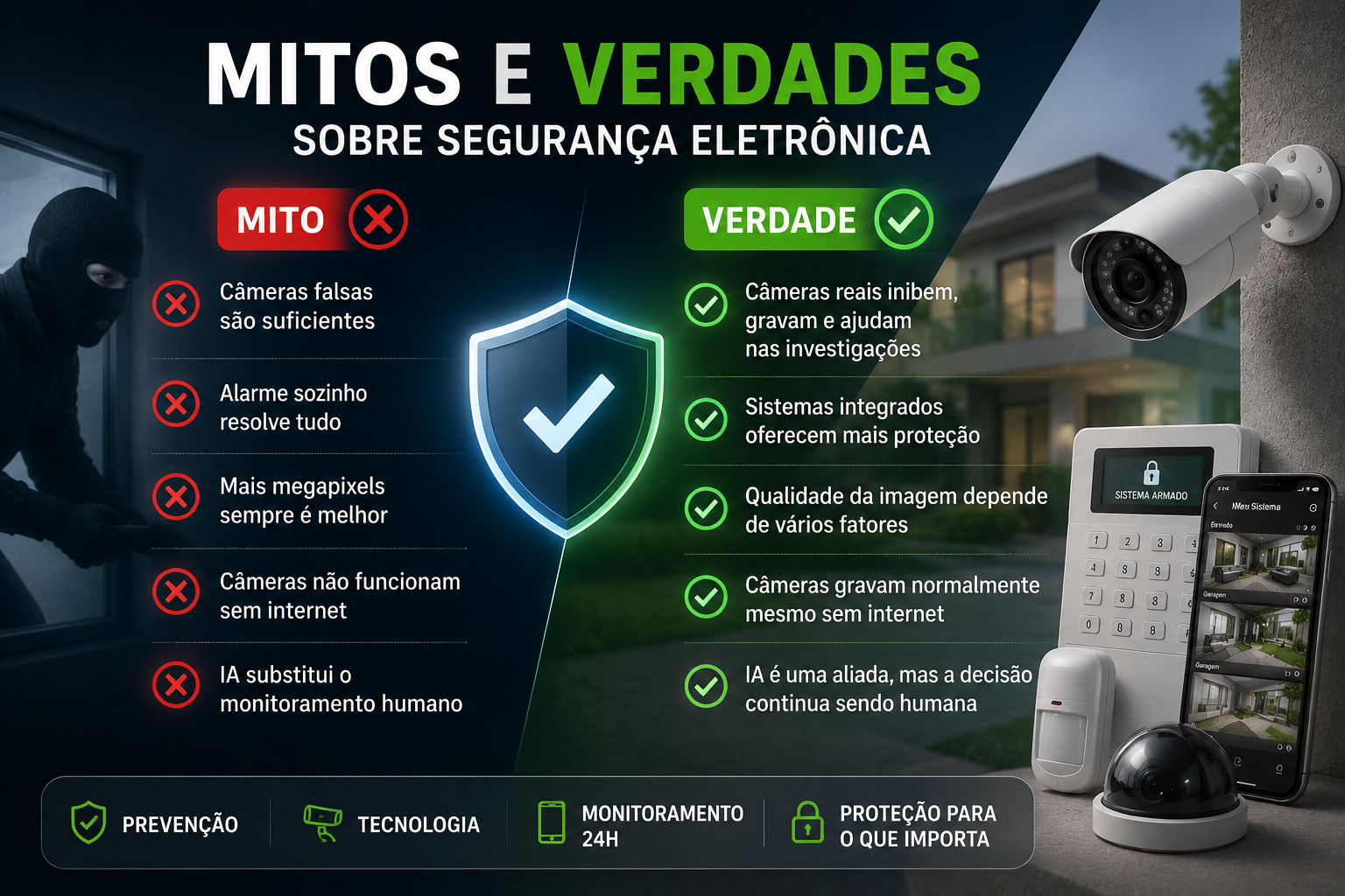 Mitos e verdades sobre segurança eletrônica