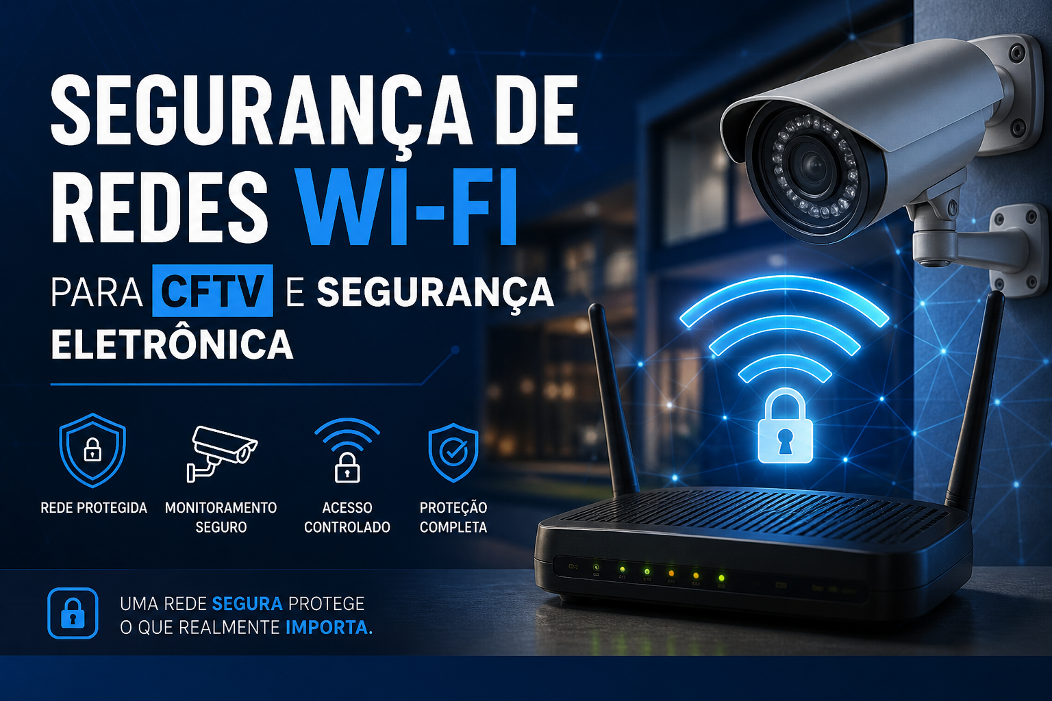 Segurança de Redes Wi-Fi para CFTV e Segurança Eletrônica