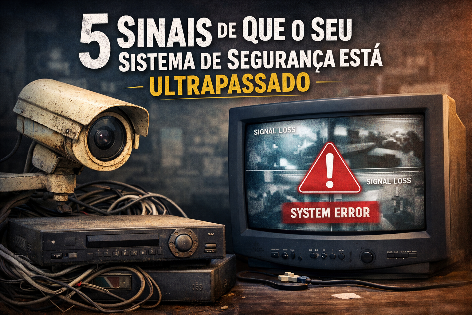 5 sinais de que o seu sistema de segurança está desatualizado