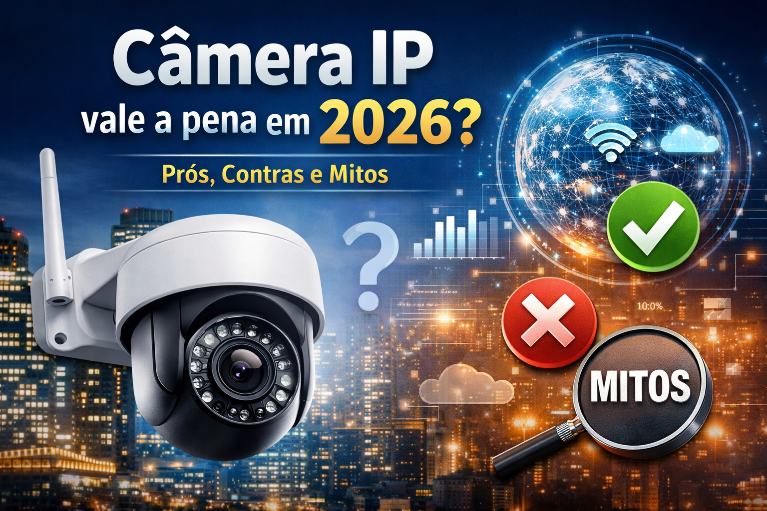 Câmera IP vale a pena em 2026? Prós, contras e mitos