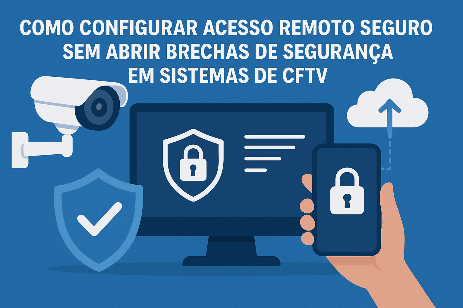 Como configurar o acesso remoto em sistemas de CFTV