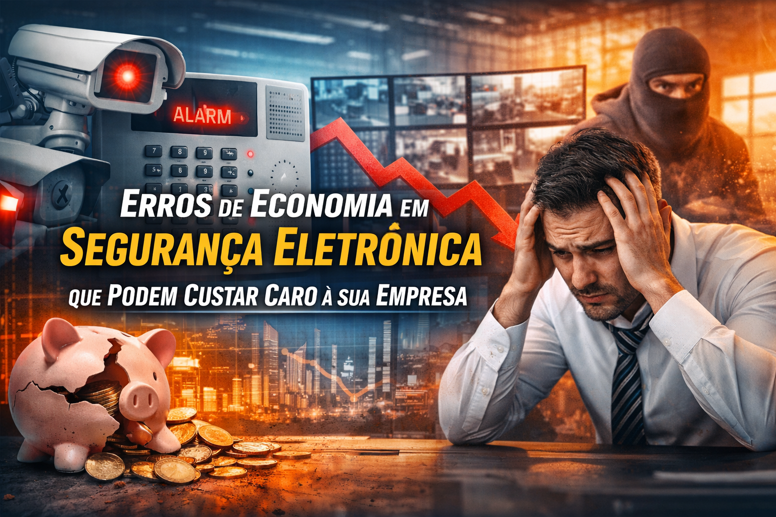 Erros em Segurança Eletrônica que Podem Custar Caro