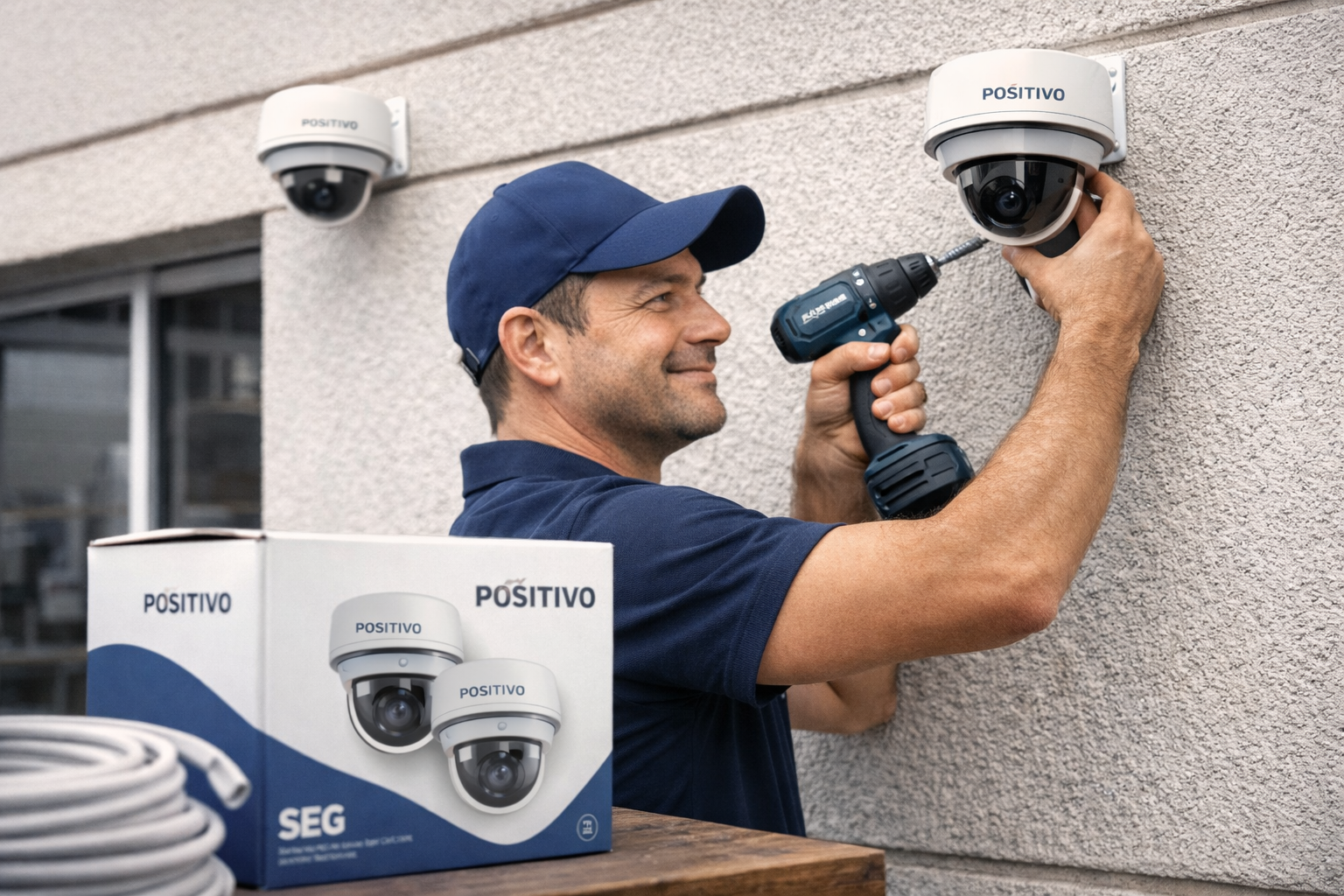 Instalador de segurança eletrônica