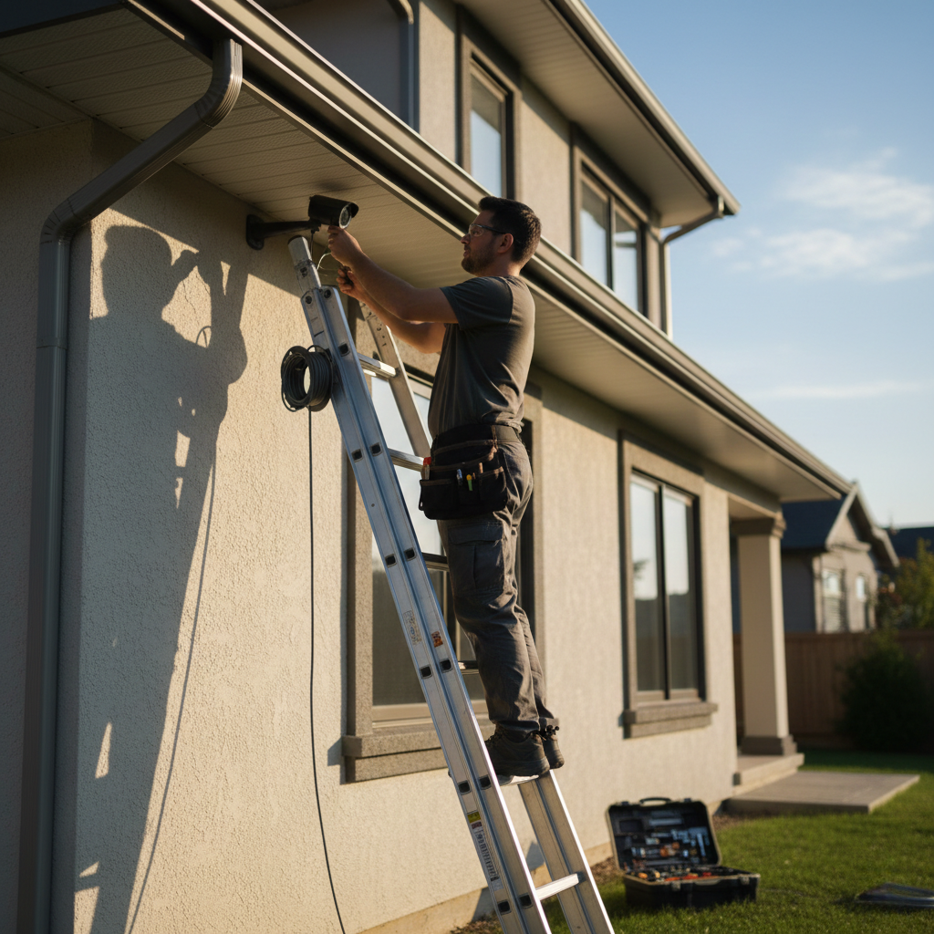 Instalador de câmeras de segurança