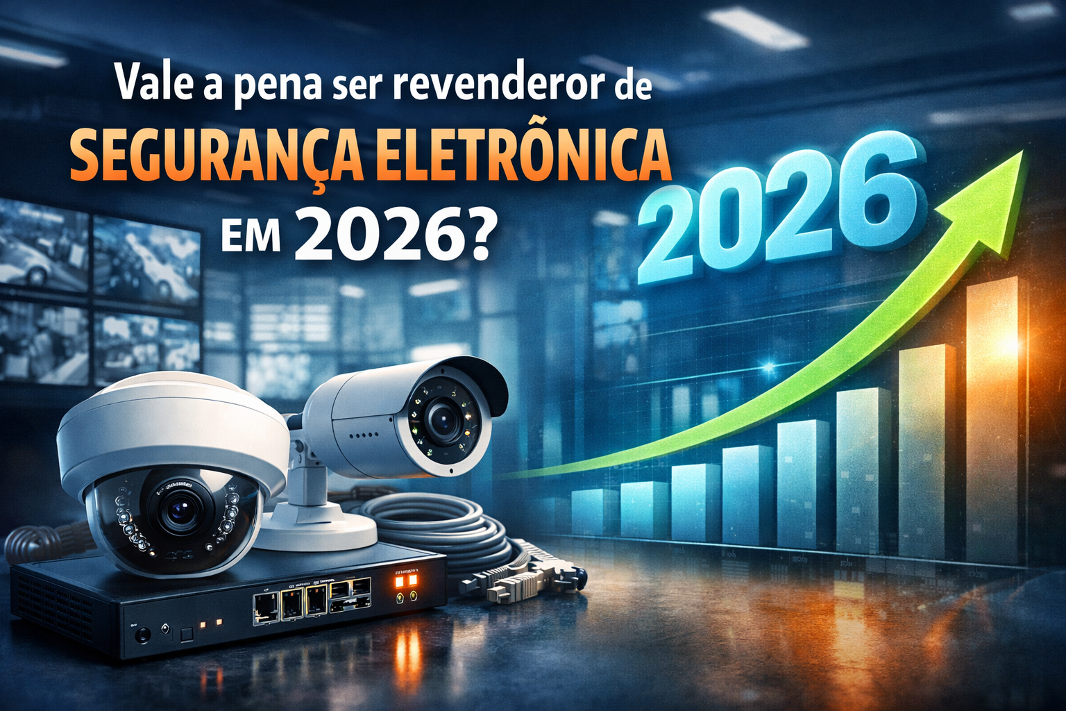 Vale a pena ser revendedor de segurança eletrônica em 2026?